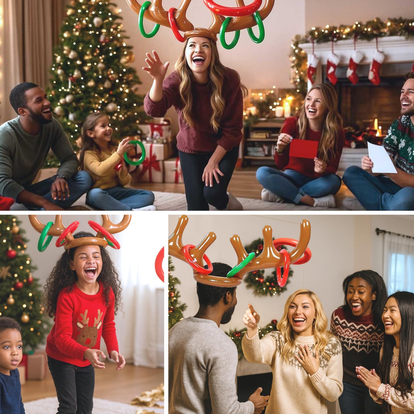 Gutter Games 12 Games of Christmas - Family Game Night Pack for Kids and Teens - Hilarious Christmas Party Games for Adults and Family Party - Complete Entertainment Package - Multicolor