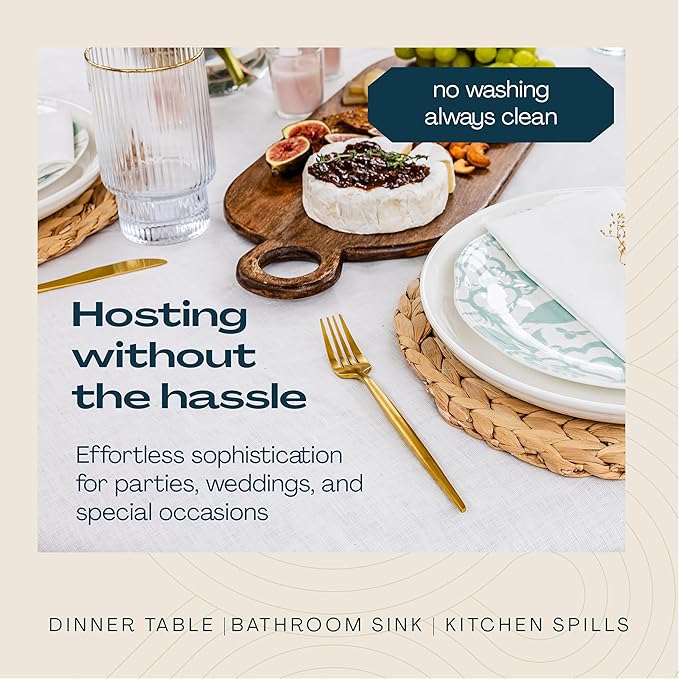 100-Pack Disposable Guest Towel Paper Napkin