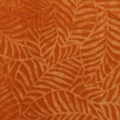 SOCHOW Super Soft Flannel Fleece Fall Throw Blanket, Lightweight Cozy Warm Leaves Textured Plush Blanket for Bed Couch Sofa, 50 x 60 Inches, Orange