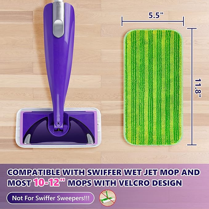 Reusable Mop Pads Compatible