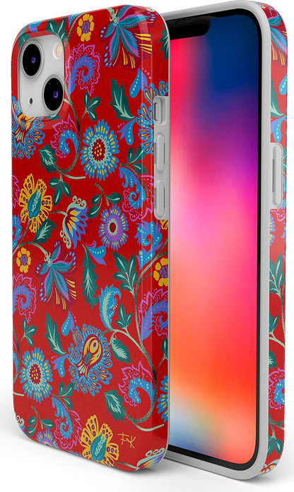 Casely iPhone 13 Case | Field of Flowers | Pastel Floral | Compatible with MagSafe | Classic Ultra Slim Design