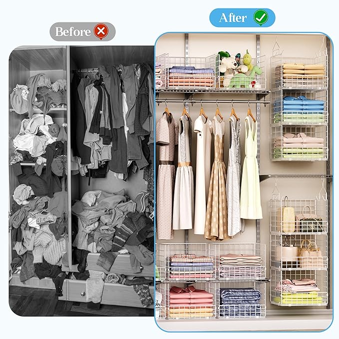 Sonyabecca 3-Tier Hanging Closet Organizer