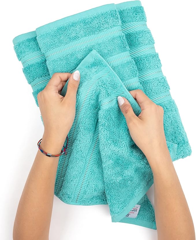 American Soft Linen 35x70 Jumbo Large Bath Towel, 600 GSM 100% Cotton Turkish