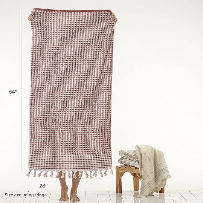 SKL Home Longborough 100% Turkish Cotton Premium Bath Towel, 640 GSM, Soft &