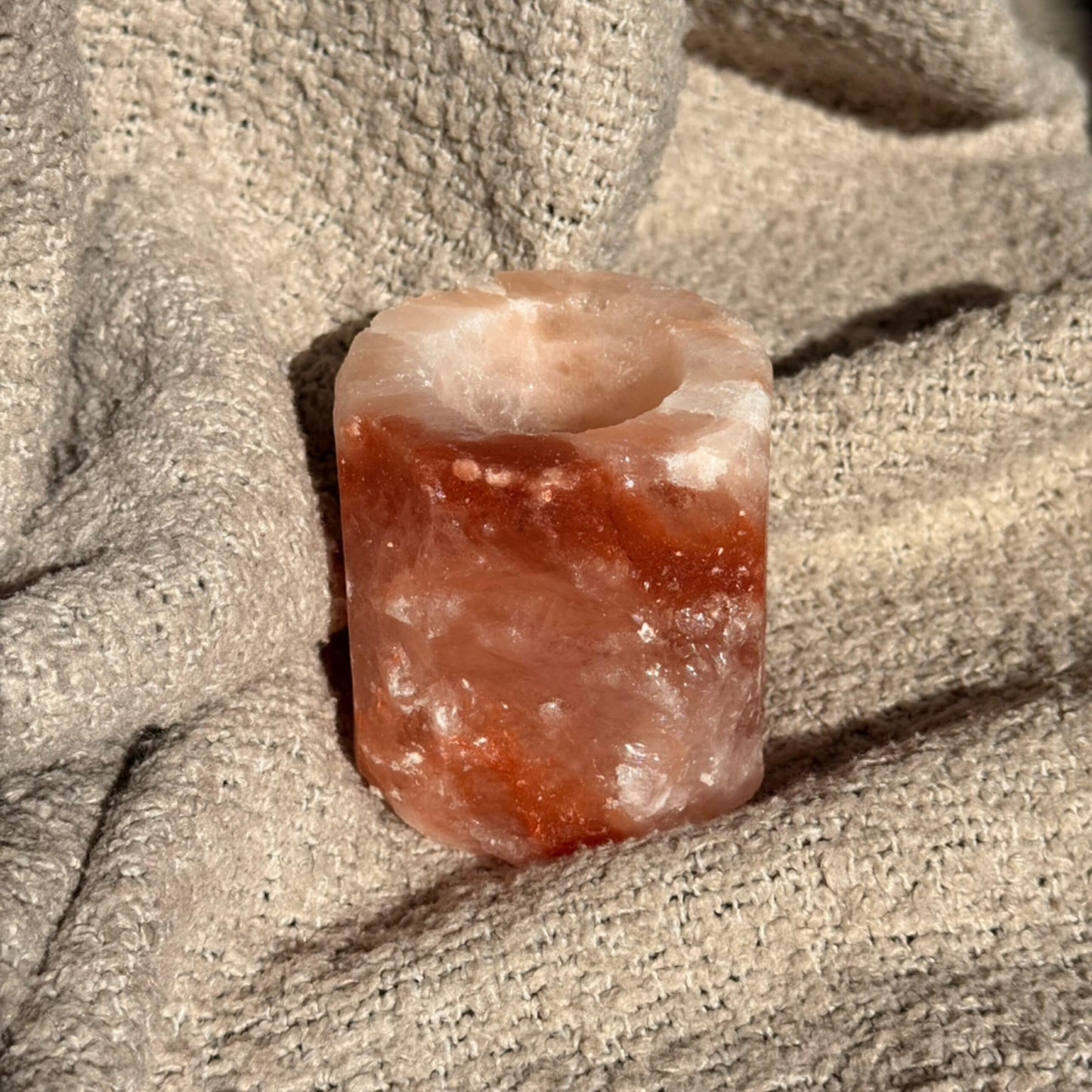 Himalayan Salt Candle Holder
