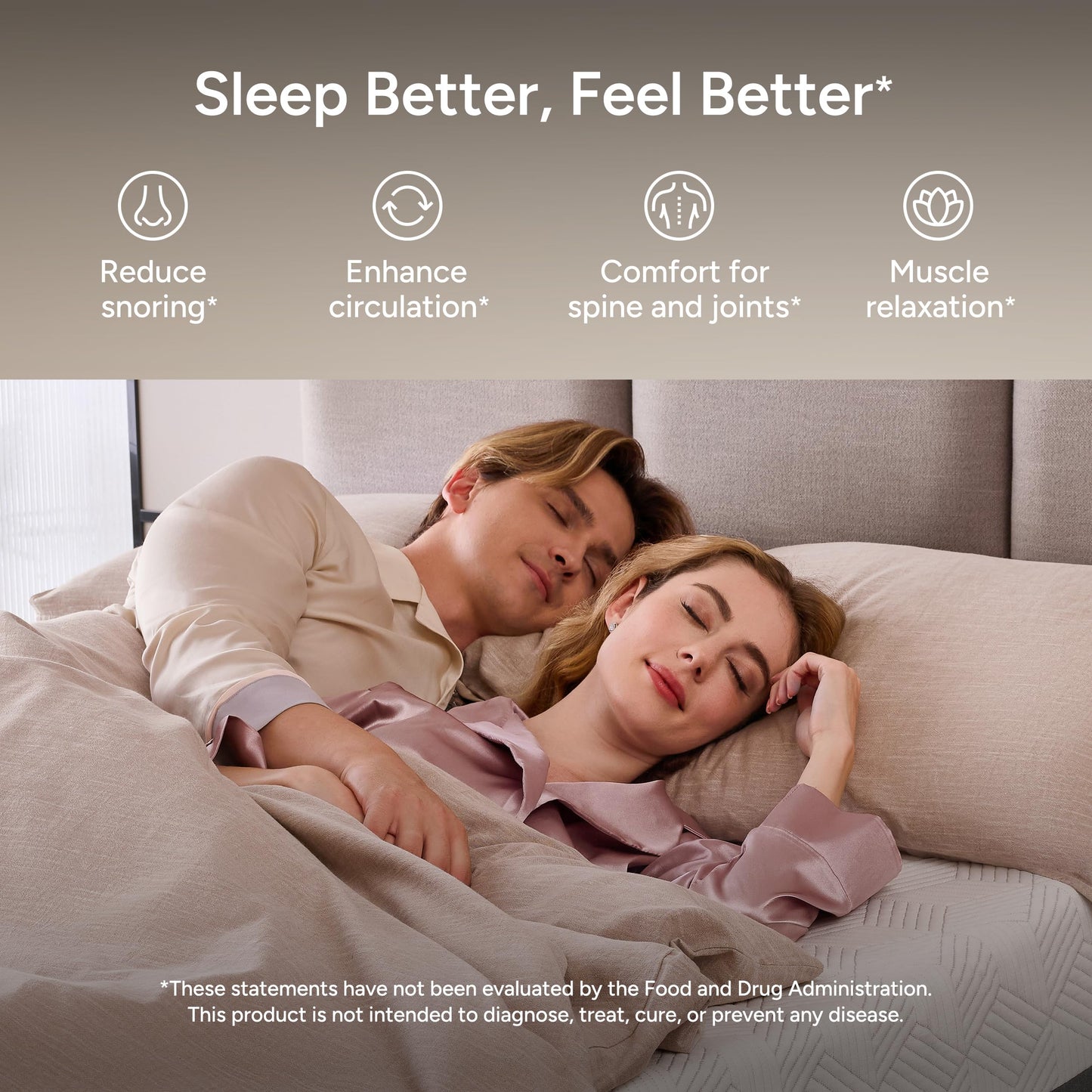 Renanim SF Twin XL Adjustable Bed Frame and Mattress - 14" Cooling Gel Memory Foam - Electric Massage - Zero Gravity - Wireless Remote for Head & Foot Incline - Underbed Night Lights & 4 USB Ports