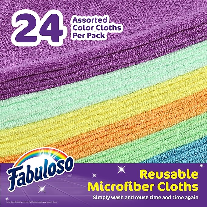 Fabuloso Microfiber Cleaning Cloths