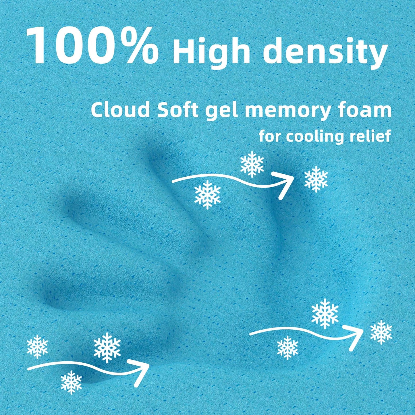 Moonlightfamily 2"x27.5"x52" Mattress Topper, 27.5" Wx52 L Size with Super Soft Water-Resistant, Detachable & Machine Washable Cover, CertiPUR-US Certified Gel-Infused Memory Foam Pad, Pure White