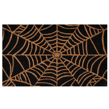 callowaymills 101951729 Scary Web Doormat, 17x29, Black and Natural