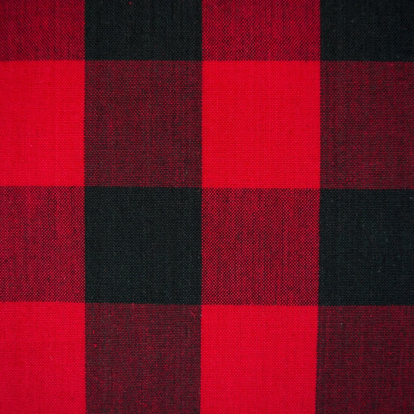 DII Buffalo Check Collection, Classic Farmhouse Table Runner, 14x108, Red & Black