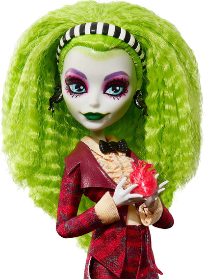 Monster High Skullector Beetlejuice Beetlejuice Doll 2-Pack, Collectible Betelgeuse and Lydia Deetz Set with Accessories and Displayable Packaging (Amazon Exclusive)