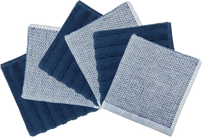 Bumble Premium Dish Cloths 13"x13" | 100% Natural Ring Spun Cotton | 400 GSM |