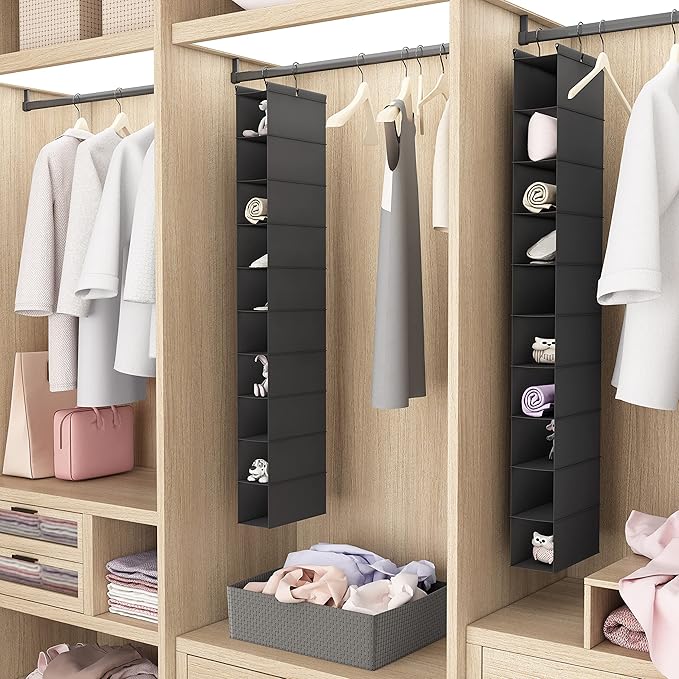 MAX Houser 10-Shelf Hanging Shoe Shelf Organizer, Hanging Shoe Storage