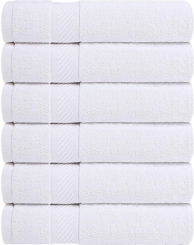 Utopia Towels 6 Pack Bath Towel Set, 500 GSM 100% Ring Spun Cotton Medium