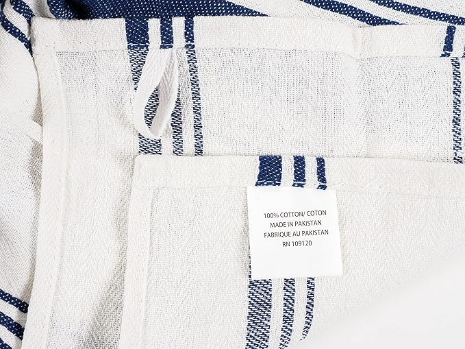 KAF Home Assorted Flat Kitchen Towels | 100% Cotton