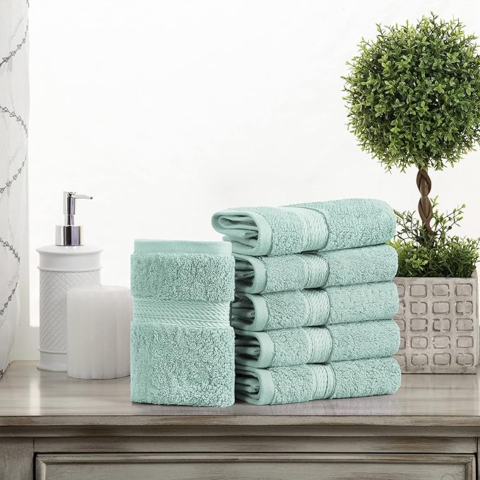 Superior Solid Egyptian Cotton Face Towel Set