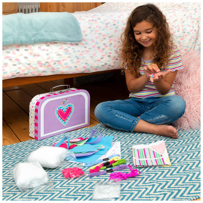 Galt Sewing Case - Creative Cases Childrens Sewing Set - Introduction to Sewing Kit -Learn to Sew Arts and Crafts Kit for Kids - 6 Colourful and Fun Sewing Projects, Carry Case and Guide - Ages 7 Plus