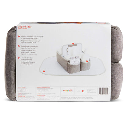 Munchkin® Portable Diaper Caddy Organizer, Grey