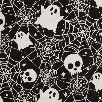 DII Halloween Hand Towels for The Kitchen Decorative Spooky & Fun Cotton Printed Dishtowel Set, 18x28, Haunted Objects, 2 Count