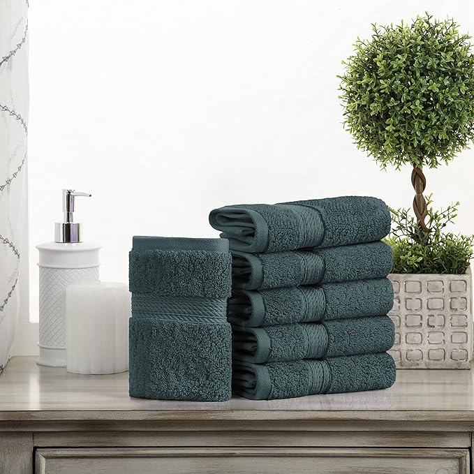 Superior Solid Egyptian Cotton Face Towel Set