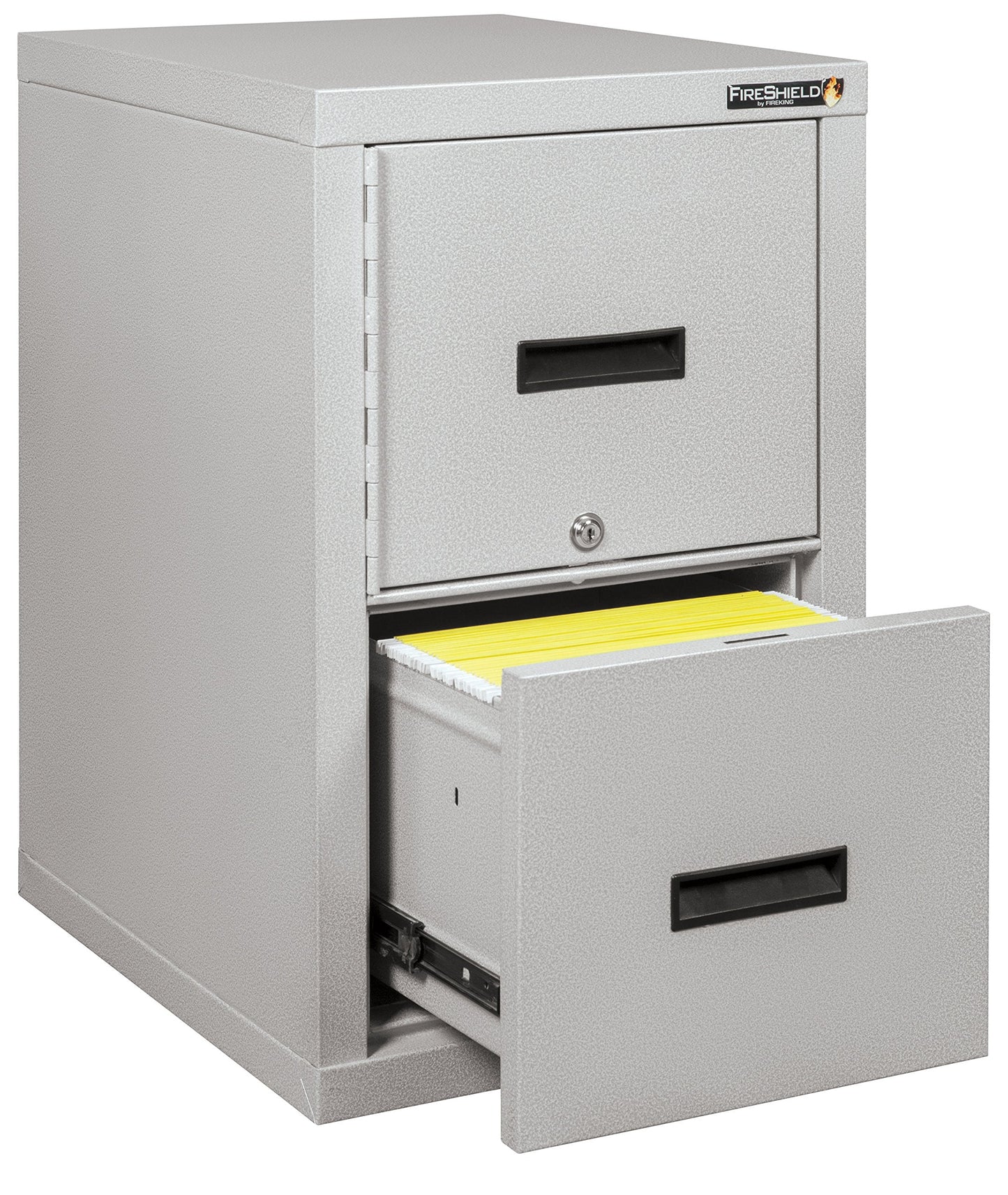 Fire Resistant File Cabinet - Light Weight, fire Rated, One File Drawer & Safe