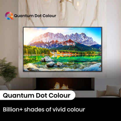 Hisense 65 Inch 4K QLED Smart TV 65E77NQTUK - Quantum Dot Colour, 4K AI Processor, Dolby Vision Atmos, Smooth Motion, Sports Mode, Vidaa OS with Freely, Youtube, Netflix and Disney+ (2024 Model)
