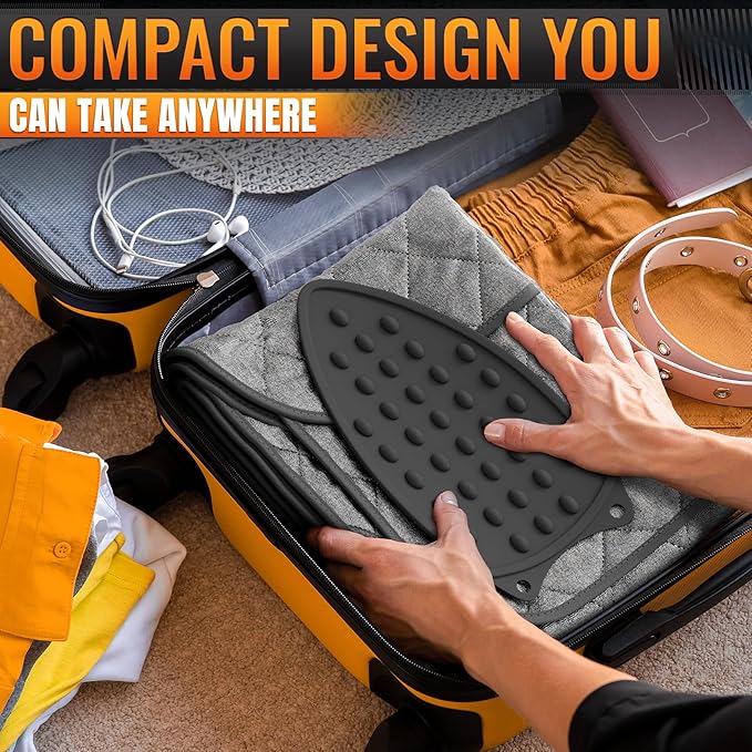 Portable Ironing Mat for Table Top – Foldable Ironing Pad for Table