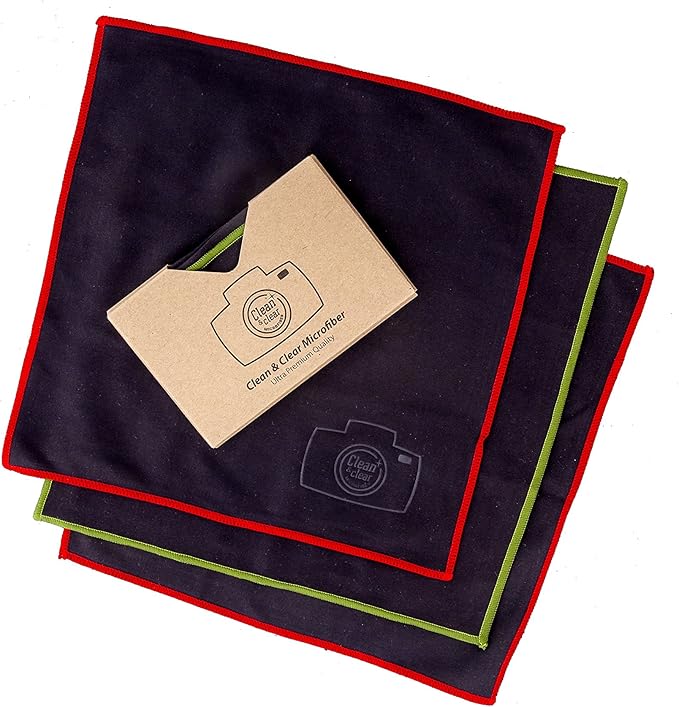 Clean & Clear Microfiber Cleaning Cloth, EXTRA LARGE ULTRA PREMIUM Microfiber