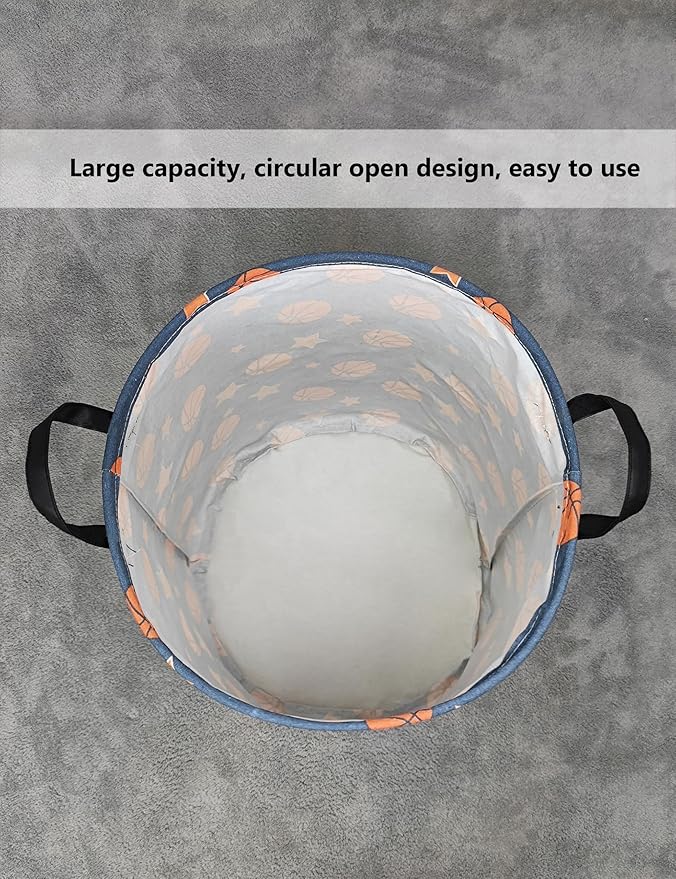 QUEENLALA Large Storage Basket, Laundry Hamper/Bathroom/Home Decor/Collapsible