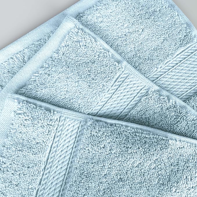 SUPERIOR Egyptian Cotton Pile Bath Sheet Set of 2, Ultra Soft Luxury Towels