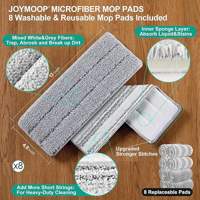 JOYMOOP Mop and Bucket with Wringer Set