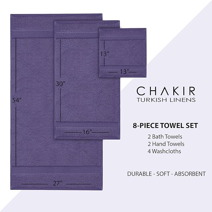 Chakir Turkish Linens | Hotel & Spa Quality 100% Cotton Premium Turkish Towels