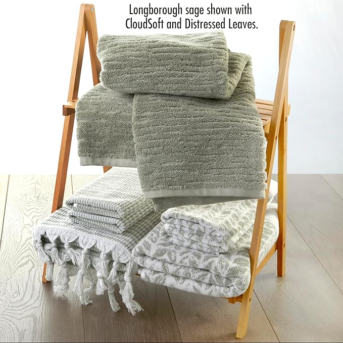 SKL Home Longborough 100% Turkish Cotton Premium Bath Towel, 640 GSM, Soft &