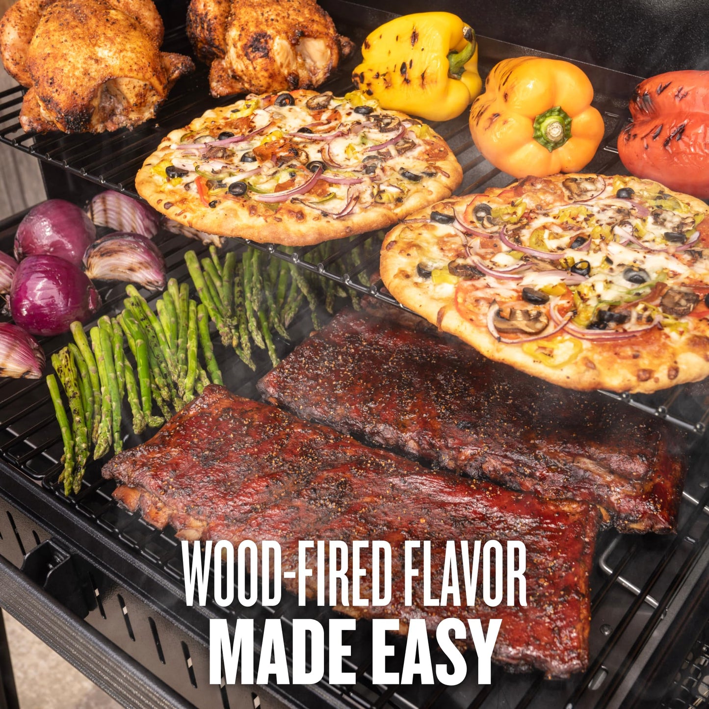 Traeger Woodridge Elite Electric Wood Pellet Grill and Smoker, 970 Sq. in., Side Sear Station, WiFIRE Technology, Super Smoke Mode, Outdoor Pellet Smoker Grill with Insulated Body, Black, TFC97XLH