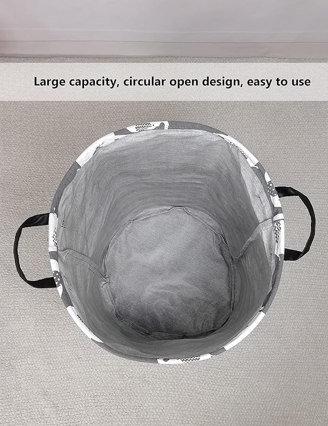 QUEENLALA Large Storage Basket, Laundry Hamper/Bathroom/Home Decor/Collapsible