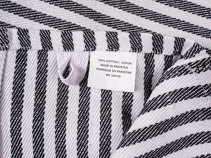 KAF Home Premium Kitchen Towels, Large 100% Cotton, Flat & Terry Absorbent Dish