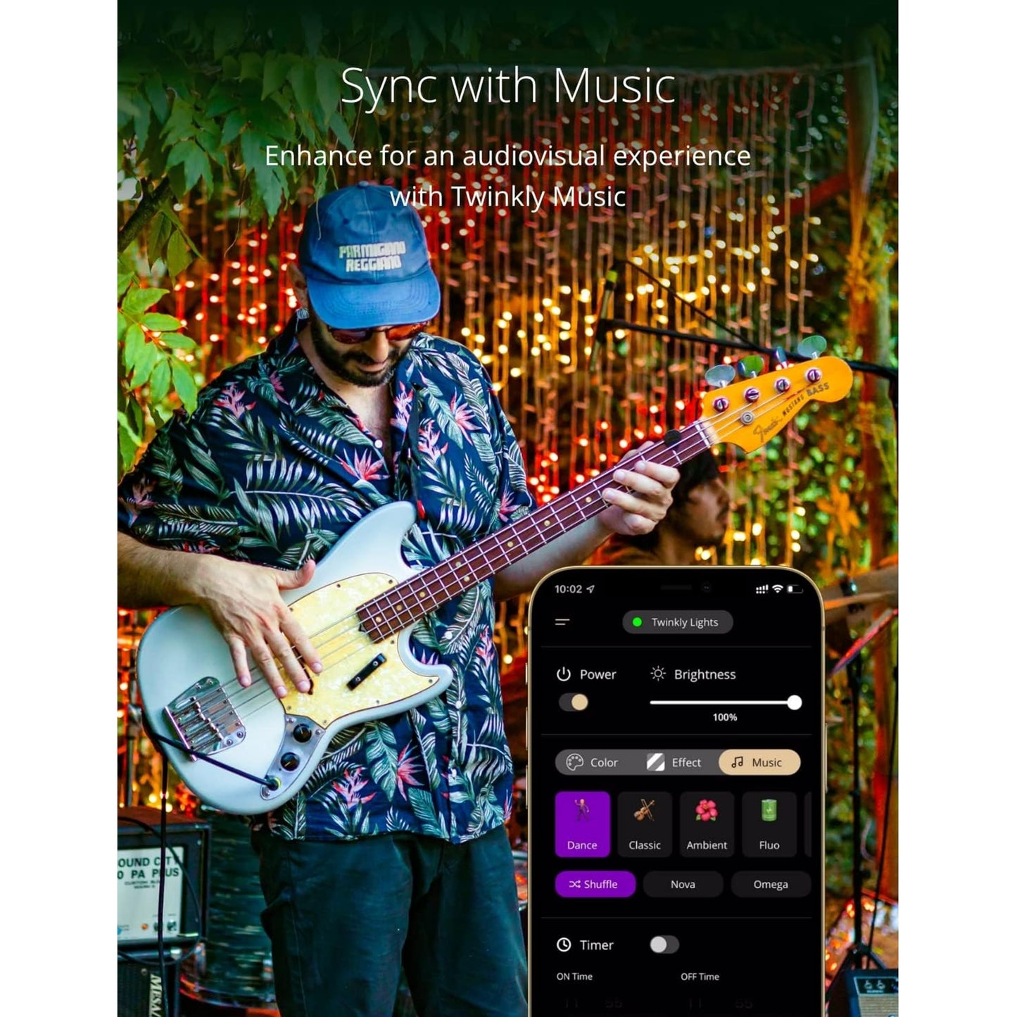 Twinkly Christmas Curtain Lights 210 RGB+W LEDs - App-Controlled, Sync with Music, Indoor & Outdoor Use, Compatible with Google Assistant, Amazon Alexa, Apple HomeKit, Bluetooth & WiFi Connectivity