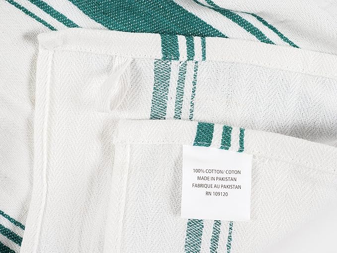 KAF Home Assorted Flat Kitchen Towels | 100% Cotton