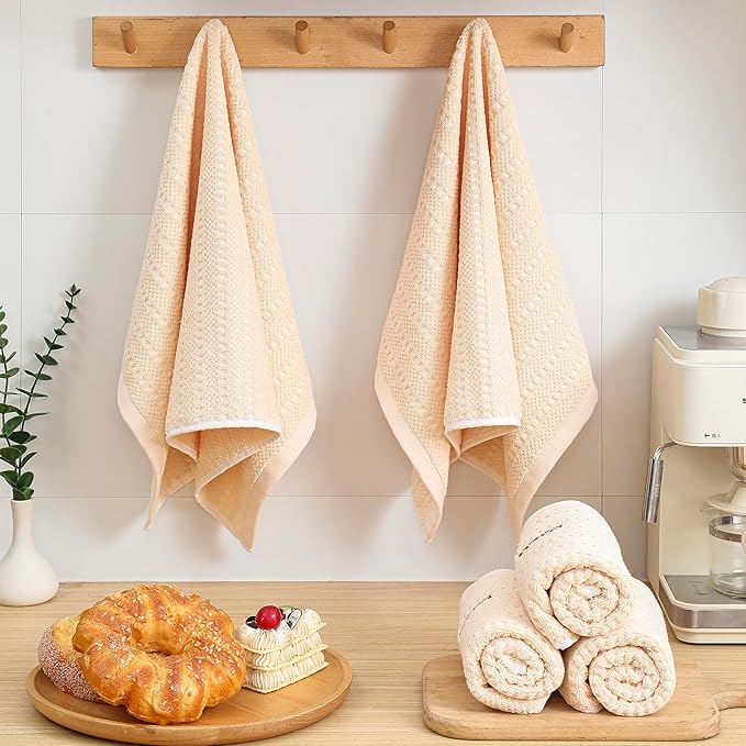 SALAS Kitchen Dish Towels, Bulk Cotton Kitchen Hand Towels, 16‘’ x 26‘’