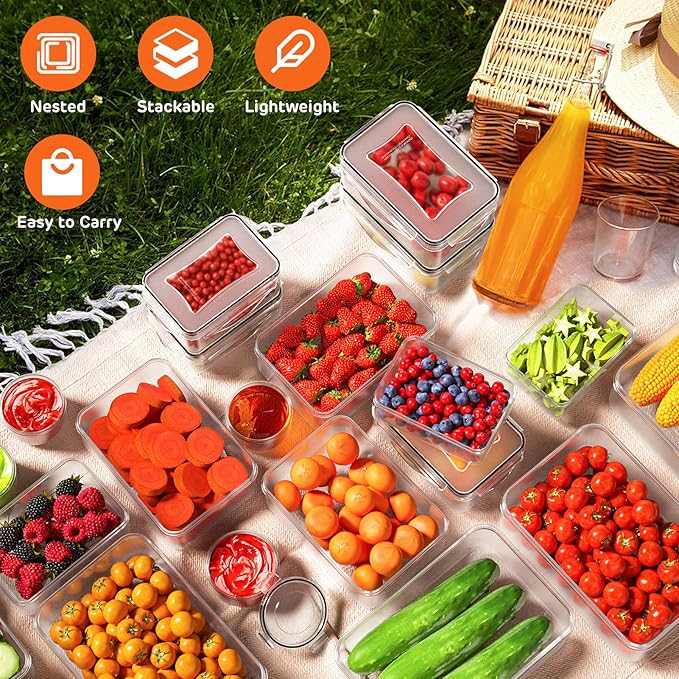 52 PCS Food Storage Container