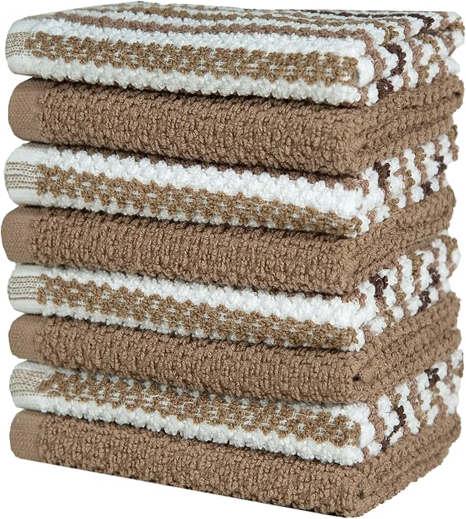 Bumble Towels Premium Dish Cloths 12"x12" | 100% Natural Ring Spun Cotton Tea