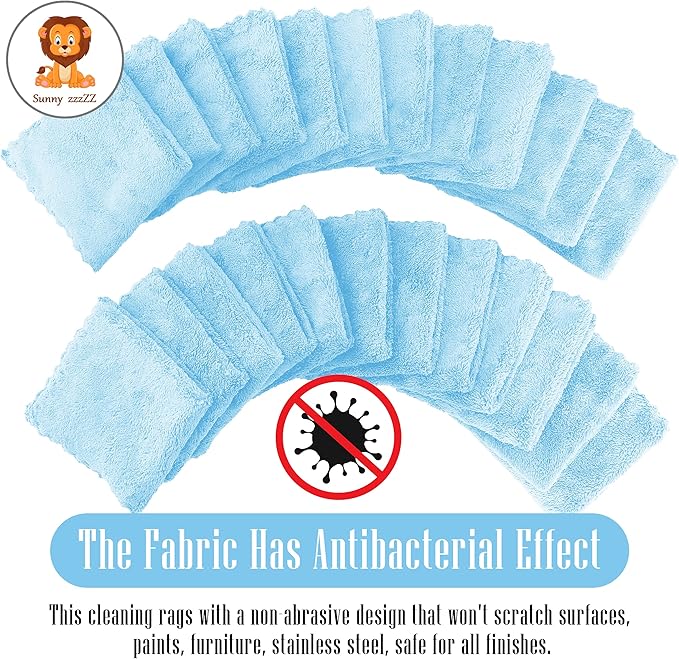 Sunny zzzZZ 24 Pack Kitchen Dishcloths