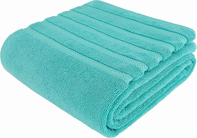 American Soft Linen 35x70 Jumbo Large Bath Towel, 600 GSM 100% Cotton Turkish
