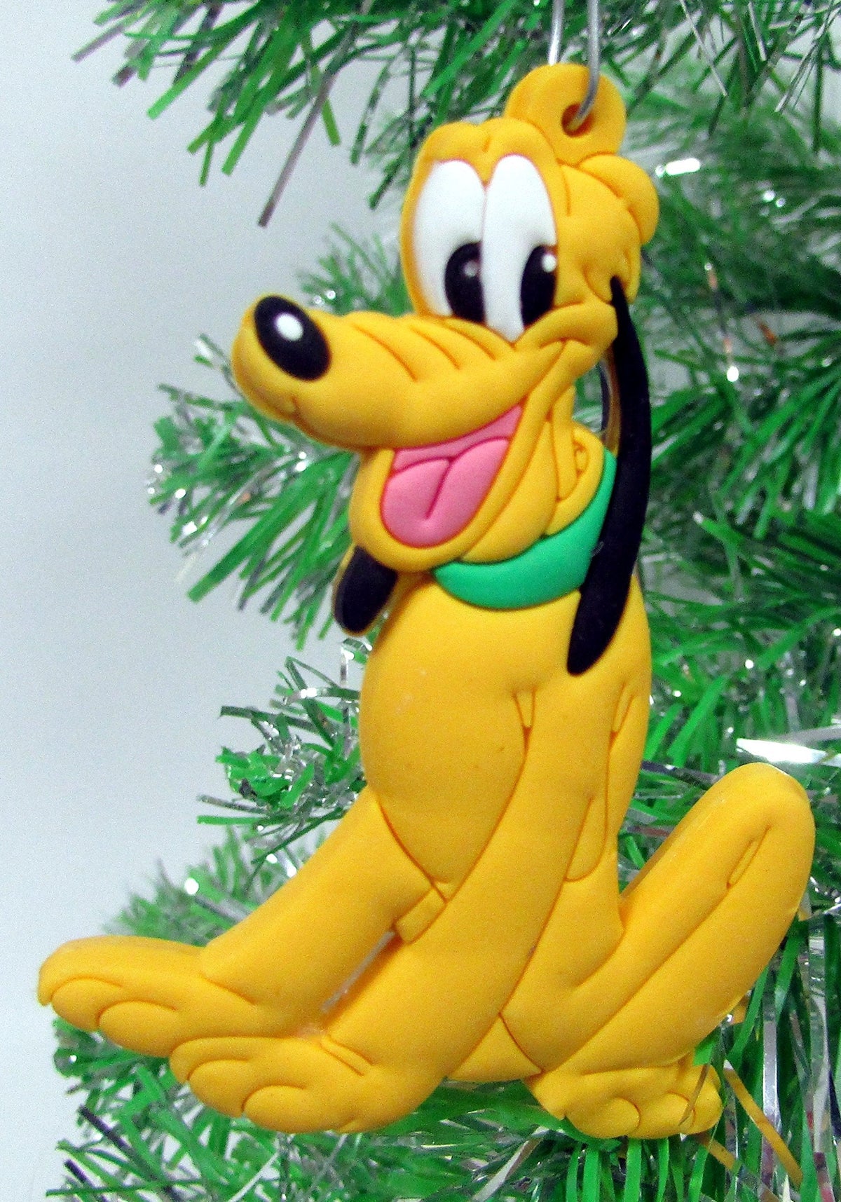 Mickey Mouse 6 Piece Ornament Set Featuring Mickey Mouse, Minnie Mouse, Donald Duck, Daisy Duck, Goofy and Pluto - Unique Shatterproof Plastic Design - Great for Kids