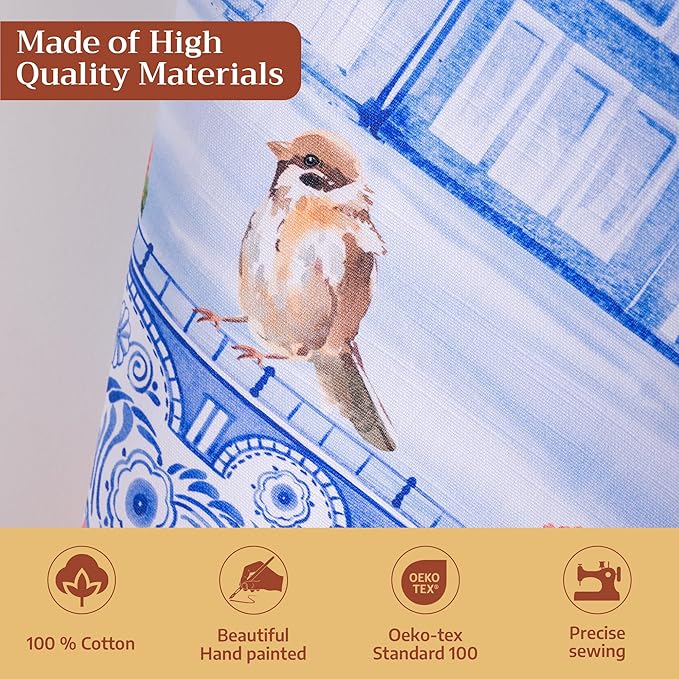 Maison d' Hermine Kitchen Towels Set of 3 100% Cotton 27.50" x 20" Reusable