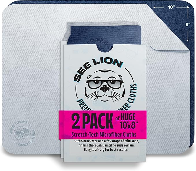 cellhelmet See Lion Swipes | Microfiber Lens Cleaning Cloths – Ultrasoft