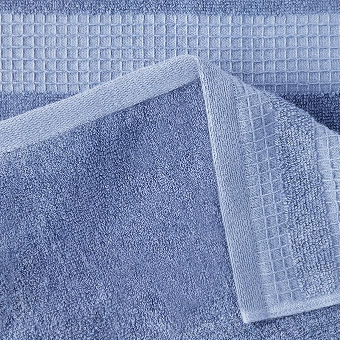 Amazon Basics Organic Cotton Waffle Weave Kitchen Dish Cloths, Ultra Absorbent
