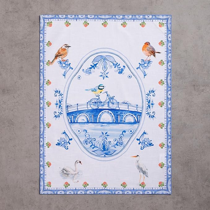 Maison d' Hermine Kitchen Towels Set of 3 100% Cotton 27.50" x 20" Reusable