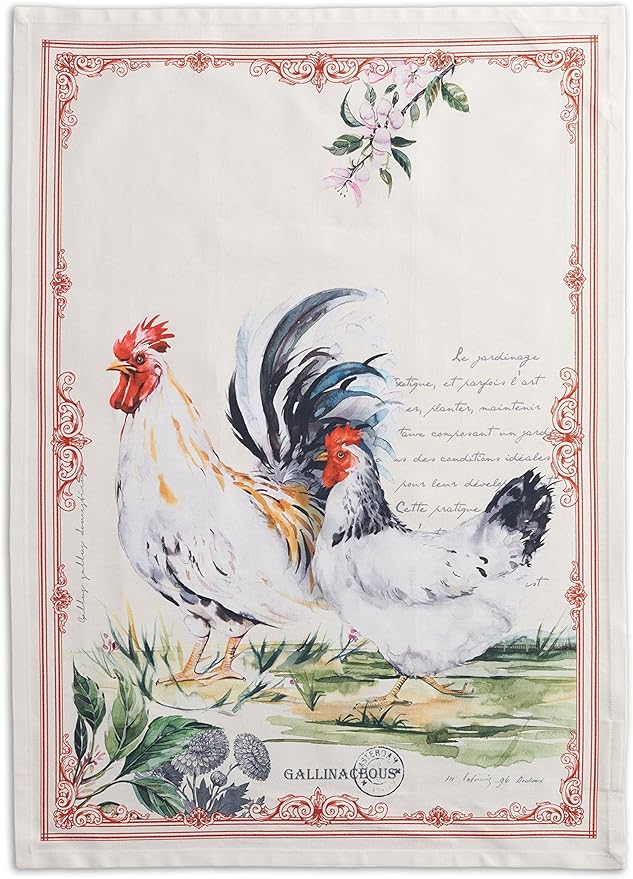Maison d' Hermine Kitchen Towels Set of 2 100% Cotton 27.50" x 20" Reusable