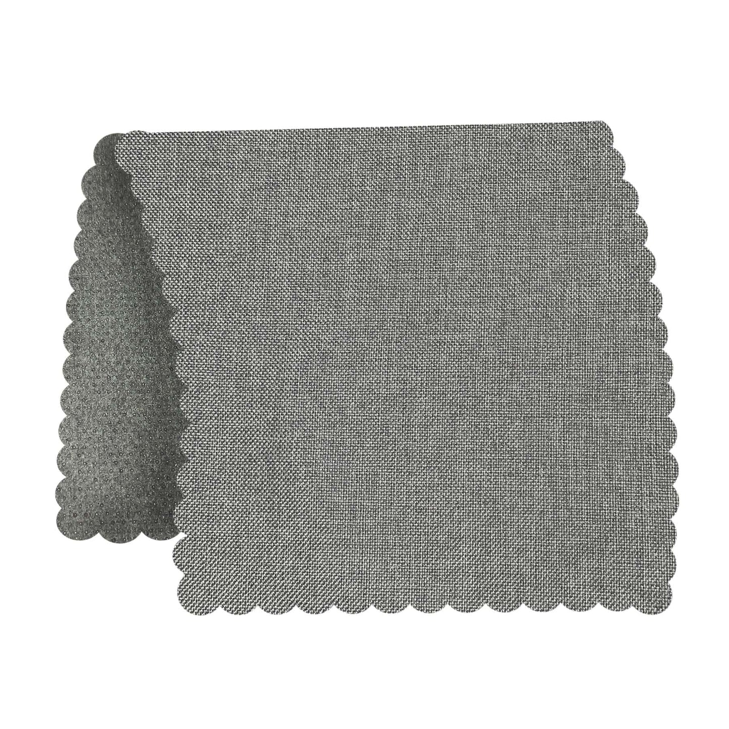 Ntomtuex Linen Sofa Arm Covers Sofa Armrest Cover Set 2 Pieces Wavy Border Washable Replace Non-Slip Chair Arm Covers Protectors for Recliner Cover for Pets,18x24 inch,Grey